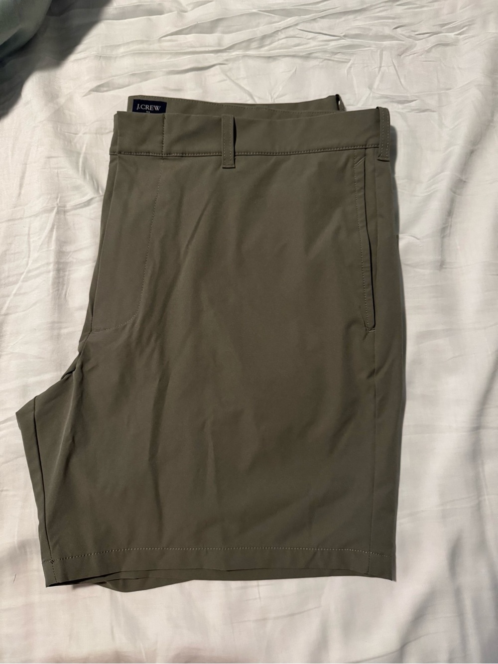 J. Crew Olive Green Flat-Front Men’s Shorts